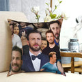 Axyaa Pattern Zip Square Pillowcase 45*45cm