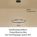 Axyaa Modern LED Pendant Chandelier for Living Room Restaurant Bedroom Lighting