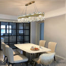 Axyaa Nordic Luxury LED Crystal Chandelier for Elegant Indoor Lighting