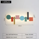 Axyaa Macaron Wall Light for Living Room and Bedroom LED Decoration