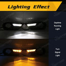 Axyaa Isuzu MU-X 2014-2016 Led DRL Fog Lamps Dynamic Signal White Yellow