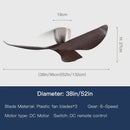 Axyaa 52" Industrial Ceiling Fan 3 Blades Vintage Style for Home or Office