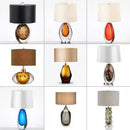 Axyaa Glaze Table Lamp: Nordic Style Art for Living Room, Bedroom, Hotel.