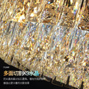 Axyaa Light Luxury Crystal Chandelier: French Modern, Simple Atmosphere for Living Room, Dining Room & Bedroom