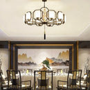 Axyaa Retro Chandelier Ceiling Light for Living Room Bedroom Dining Room Lighting