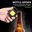 Axya Mini LED Flashlight: USB Rechargeable Keychain Light