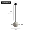 Axyaa Nordic Star Cement Chandelier for Living Room, Restaurant, Bar, Bedroom, and Stair Lighting