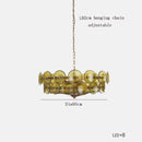 Axyaa Retro Glass Pendant Light for Designer Restaurant, Postmodern Luxury Lighting