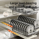 Axyaa Bowl & Plate Storage Rack: Drawer-Type Dish Rack & Draining Box