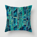 Axyaa Geometric Pattern Polyester Pillow Case for Home Sofa Decoration