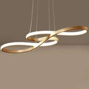 Axyaa LED Ceiling Chandelier with Remote Control Dimmable Musical Note Design