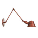 Axyaa Industrial Iron Long Arm LED Wall Sconce - E27 Socket