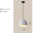 Axyaa Colorful Macaron Pendant Lamp for Dining Room Bedroom