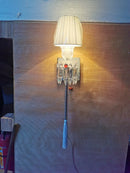 Axya Headboard Crystal Wall Lamp for Luxury Living Spaces
