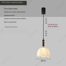 Axyaa LED Fabric Lampshade Chandelier for Home Decor Lighting