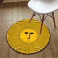 Axyaa Round Carpet Yoga Mat for Home Decor and Relaxation