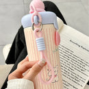 Axyaa Cute Cat Stainless Steel Thermal Water Bottle Straw 600ml