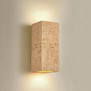 Axyaa Wabi-sabi Square Cement Wall Lamp for Bedroom and Restaurant Décor