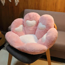 Axyaa Plush Cat Paw Seat Cushion - Soft & Comfortable Chair Cushion