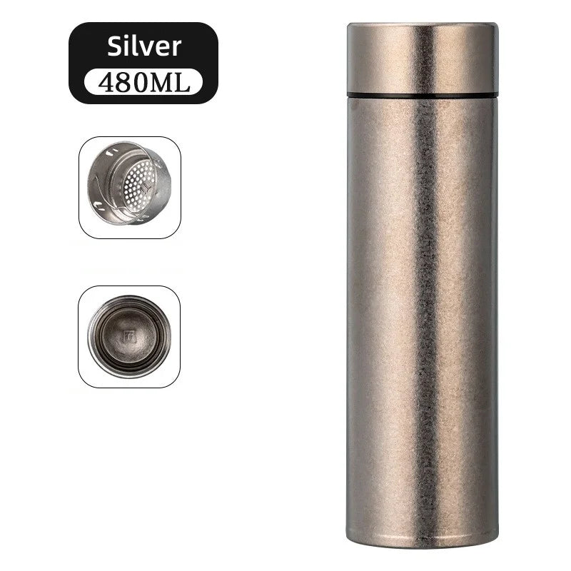 Axyaa Titanium Insulated Cup for Hot/Cold Drinks - Portable Tea/Coffee Water Cup