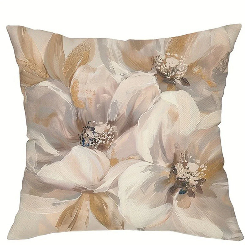 Axyaa Floral Pattern Pillowcase for Home Decor