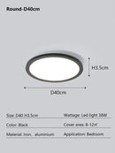 Axyaa Ultra Slim LED Ceiling Light for Modern Minimalist Home Decor