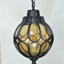 Axyaa Vintage LED Pendant Lamp for Outdoor Courtyard Hanging with Grape Design