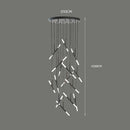 Axyaa LED Pendant Chandelier for Modern Home Decor and Indoor Lighting