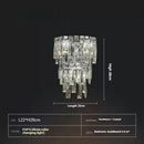 Axyaa Modern Crystal Wall Lamp Home Decor Lighting Fixture