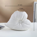 Axyaa Ceramic Heart Flower Vase Home Decor Geometric Handicraft Accessories