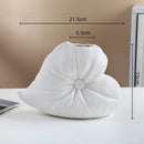 Axyaa Ceramic Heart Flower Vase Home Decor Geometric Handicraft Accessories