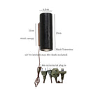 Axyaa Black Cave Stone LED Wall Lamp - Nordic Minimalism for Living Room, Bedroom, Bathroom