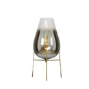 Axyaa Glass Desk Lamp Floor Lamp: Modern Simple Living Room Bedroom Lighting