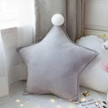 Axyaa Star Cushion: Pink Cute Waist Protection Backrest for Bed, Office, and Napping