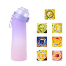 Axyaa 650ml Flavored Water Bottle: Sports Alr Up Drinking Cup with Fruit Fragrance Pods
