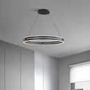 Axyaa Modern LED Chandelier for Home Living Room Bedroom Kitchen Dining Black/Gold