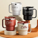 Axyaa Double Wall Stainless Steel Insulated Coffee Cup with Handle