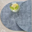 Axyaa Faux Leather Placemats - Set of 6, Heat-Resistant, Non-Slip, Waterproof Mats