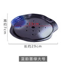 Axyaa Ceramic Sashimi Ice Tray for Molecular Cuisine & Creative Dishes