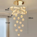 Axyaa LED Pendant Staircase Chandeliers for Modern Living Room Lighting