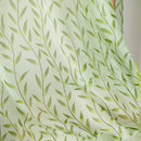 Axyaa Willow Leaf Tulle Curtain for Stylish Home Decor