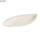 Axyaa Ceramic Sushi Plate Molecular Cuisine Display Hotel Tableware