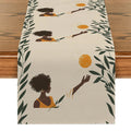 Axyaa African Floral Table Runner for Home, Wedding & Party Centerpieces