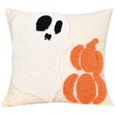 Axyaa 3D Ghost Easter Egg Embroidered Pillowcase Halloween Home Decor Pillow Covers