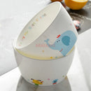 Axyaa Cartoon Ceramic Dining Bowl for Children