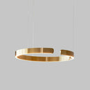 Axyaa Modern Gold LED Chandelier for Dining Room and Kitchen
