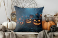 Axyaa Halloween Glow Jack-O'-Lanterns Pillow Cover: Sofa, Bedroom, Car Décor
