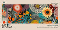 Yayoi Kusama Flower Poster Canvas Print Wall Art by Axyaa for Home Decor