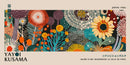 Yayoi Kusama Flower Poster Canvas Print Wall Art by Axyaa for Home Decor