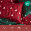 Christmas Jacquard Coverlet Set, 3-Piece Reversible Bedspread by Axyaa